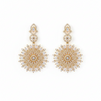 Radiant Sunburst Statement Earrings