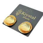 Textured Dome Earrings