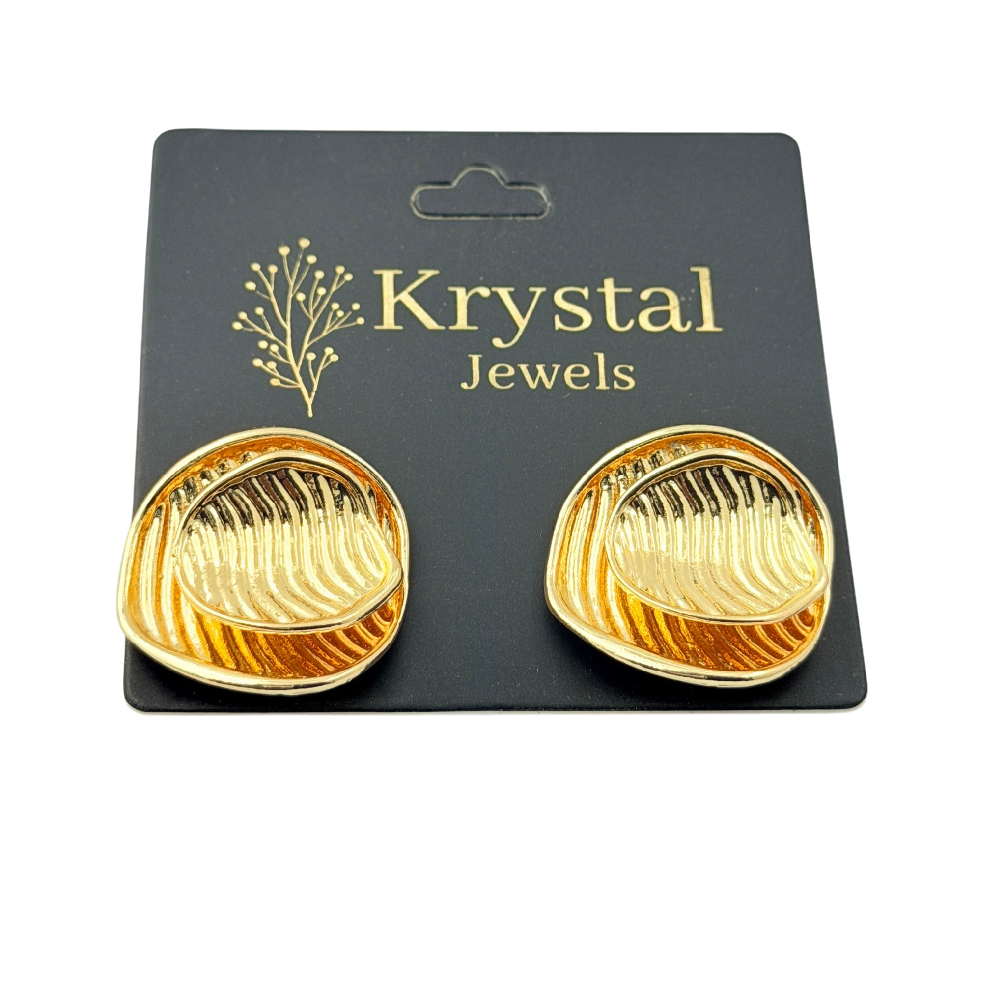 Textured Dome Earrings