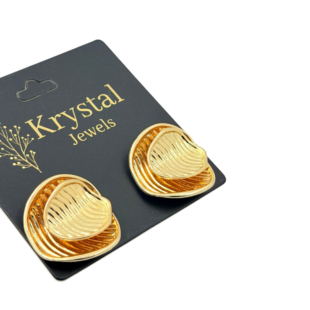 Textured Dome Earrings