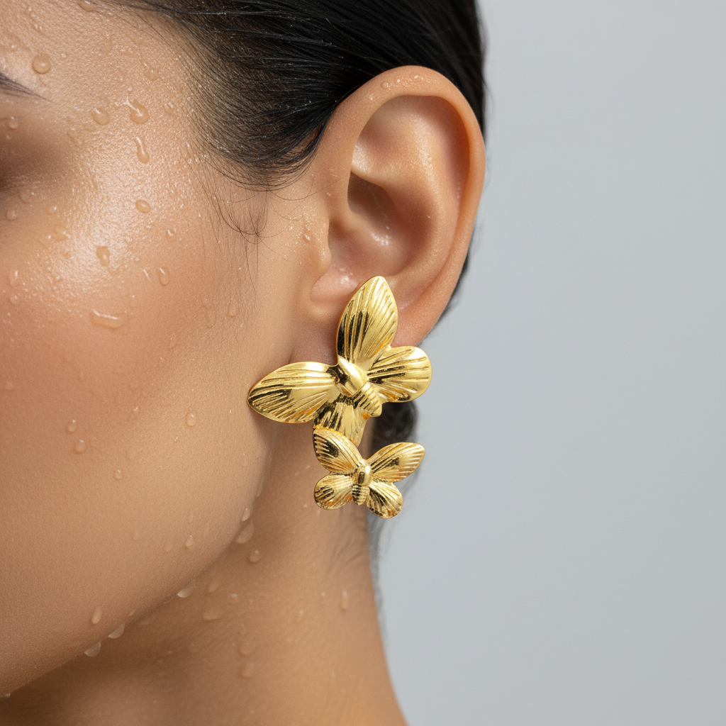 Butterfly Statement Earrings