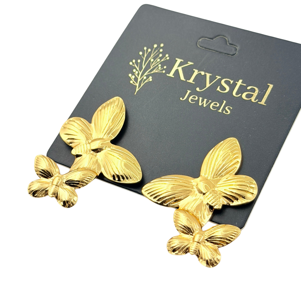 Butterfly Statement Earrings