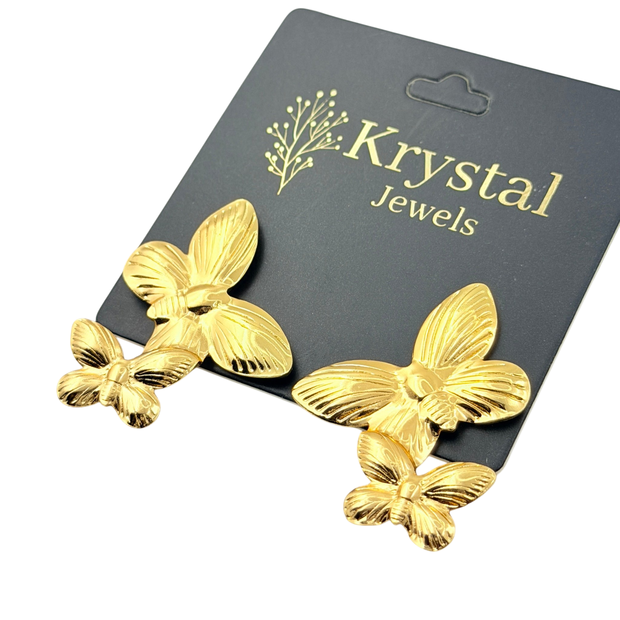 Butterfly Statement Earrings