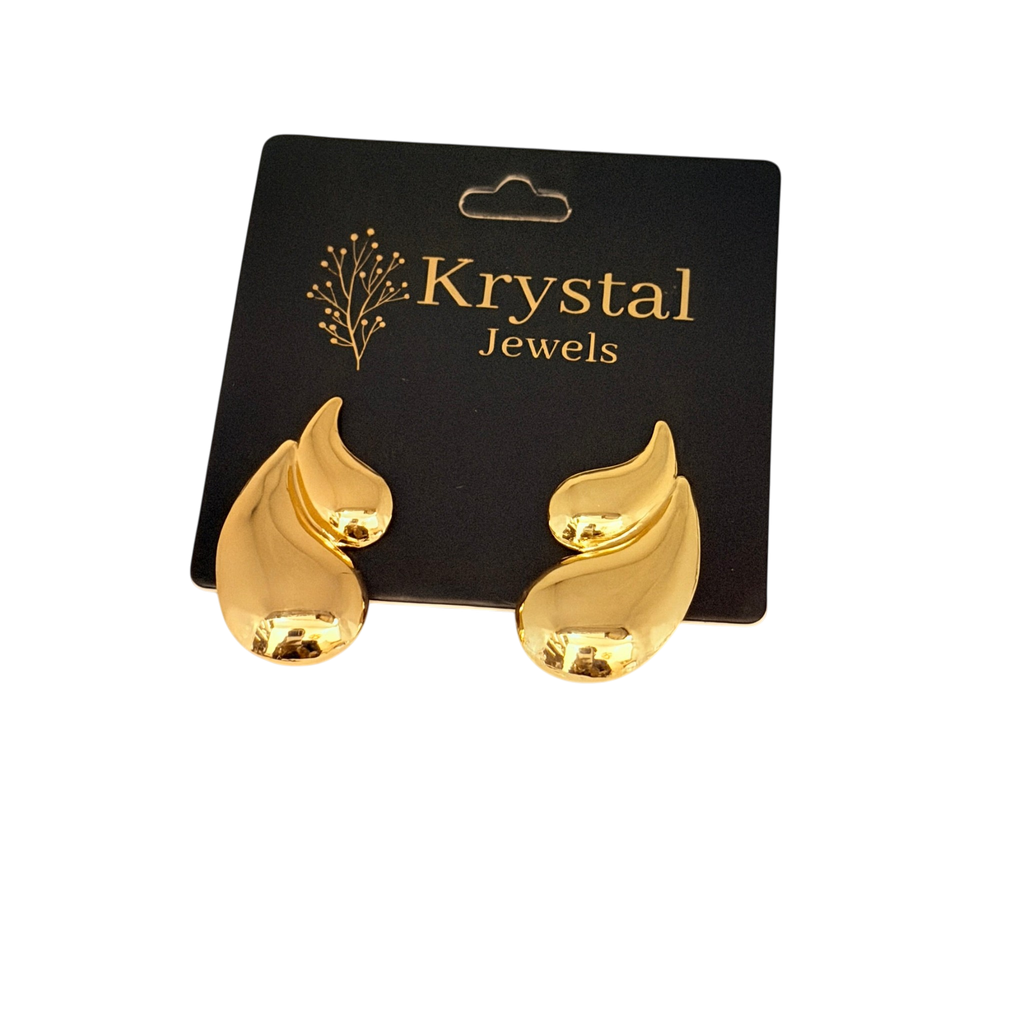 Sculpted Wave Earrings