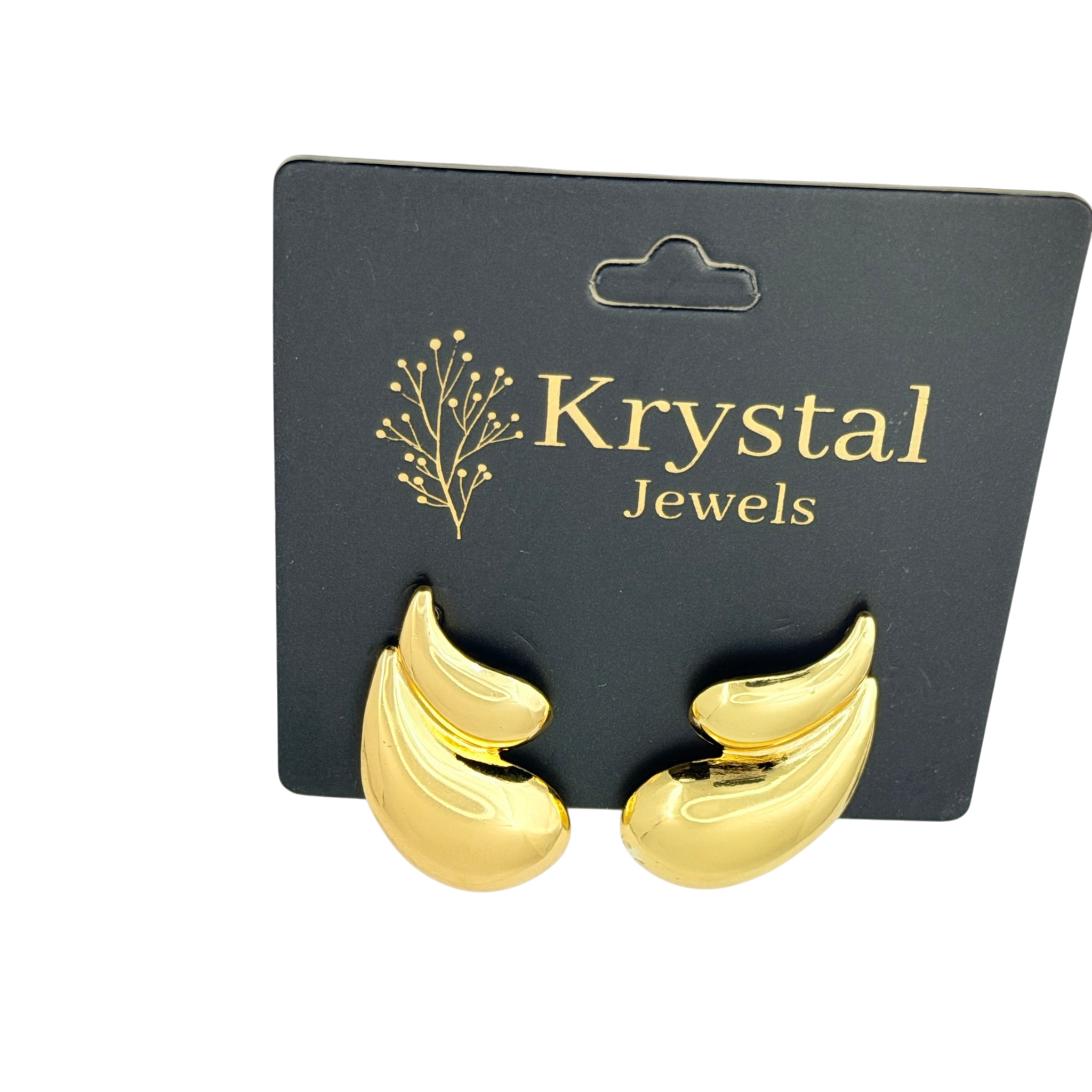 Sculpted Wave Earrings