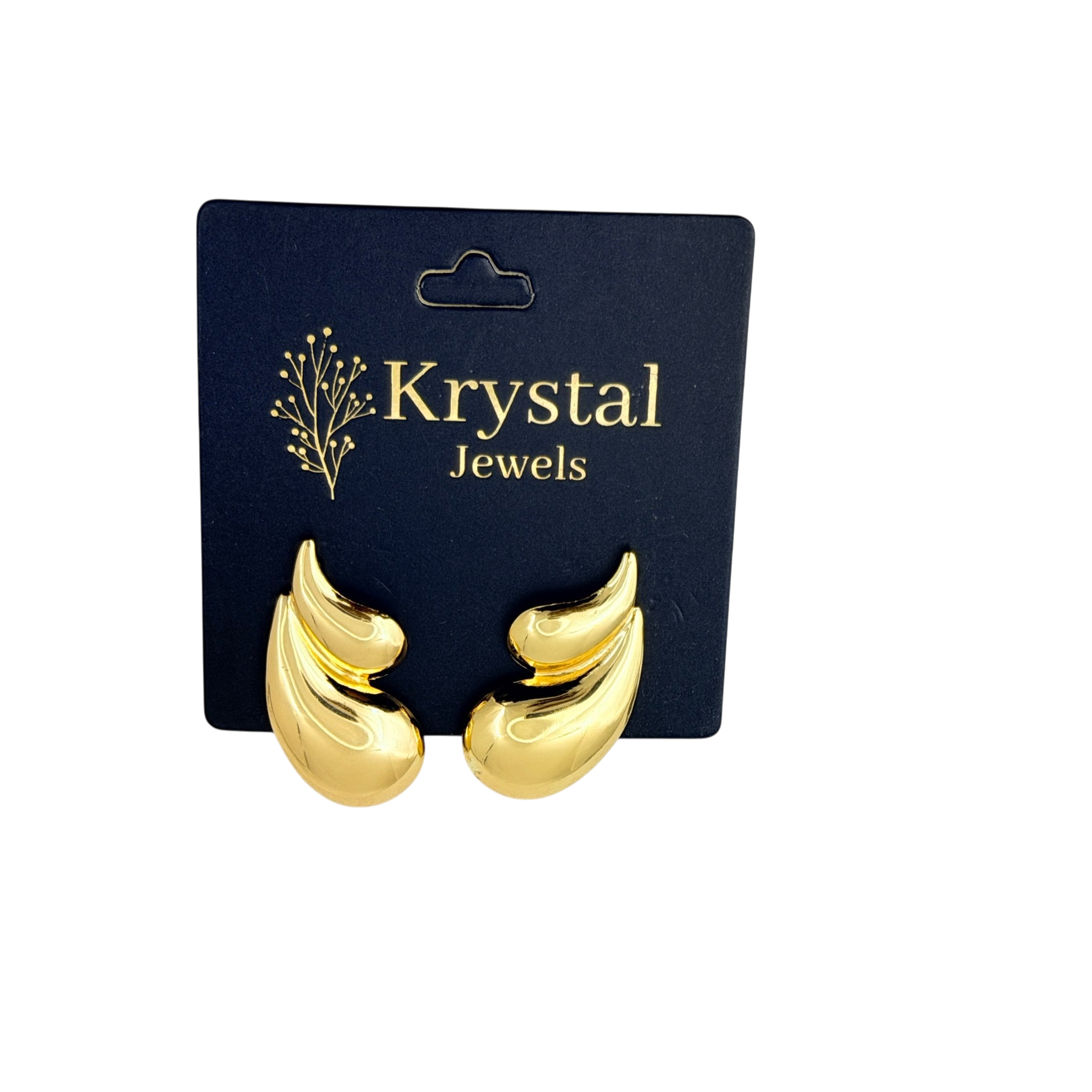 Sculpted Wave Earrings