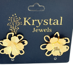 Floral Loop Earrings
