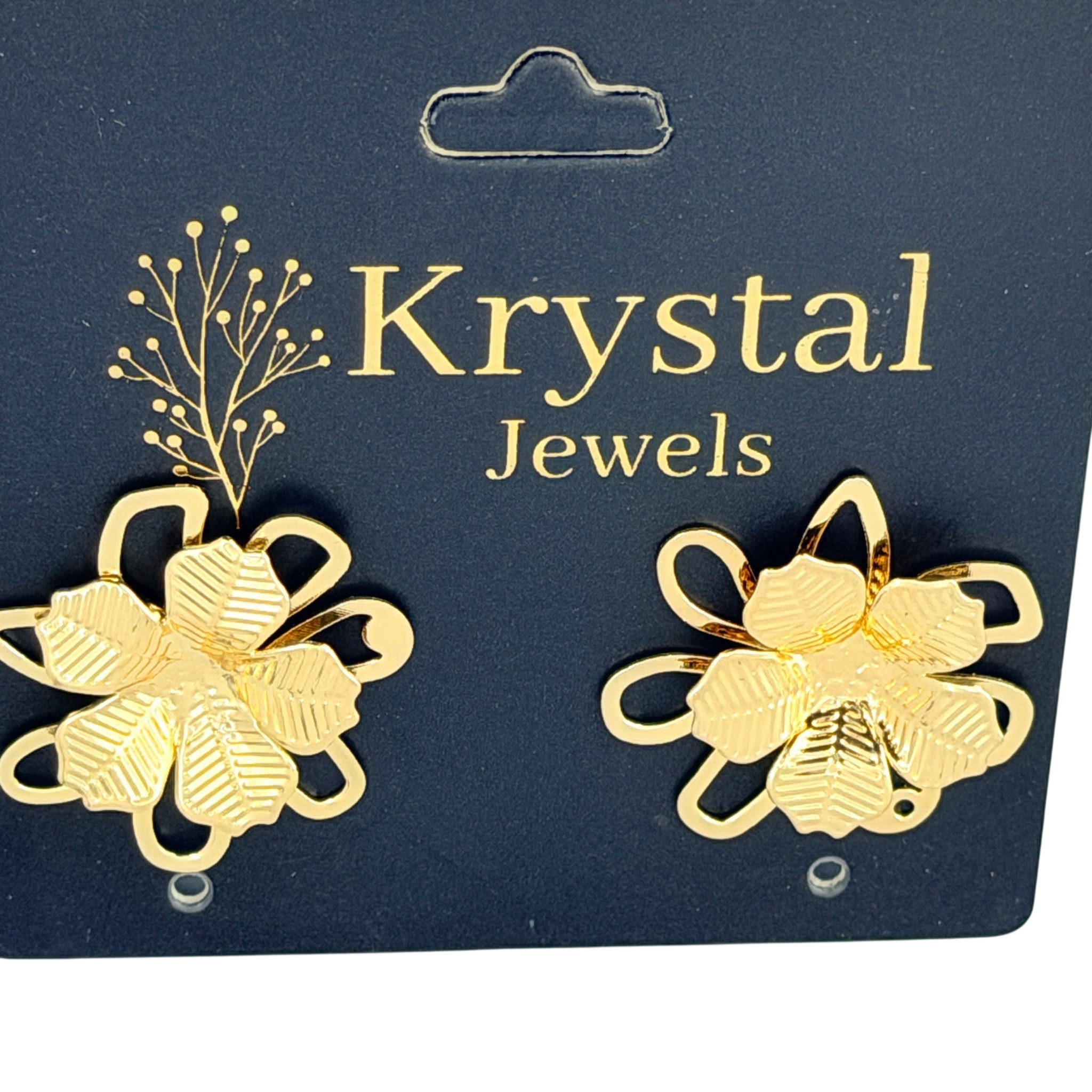 Floral Loop Earrings