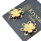 Floral Loop Earrings