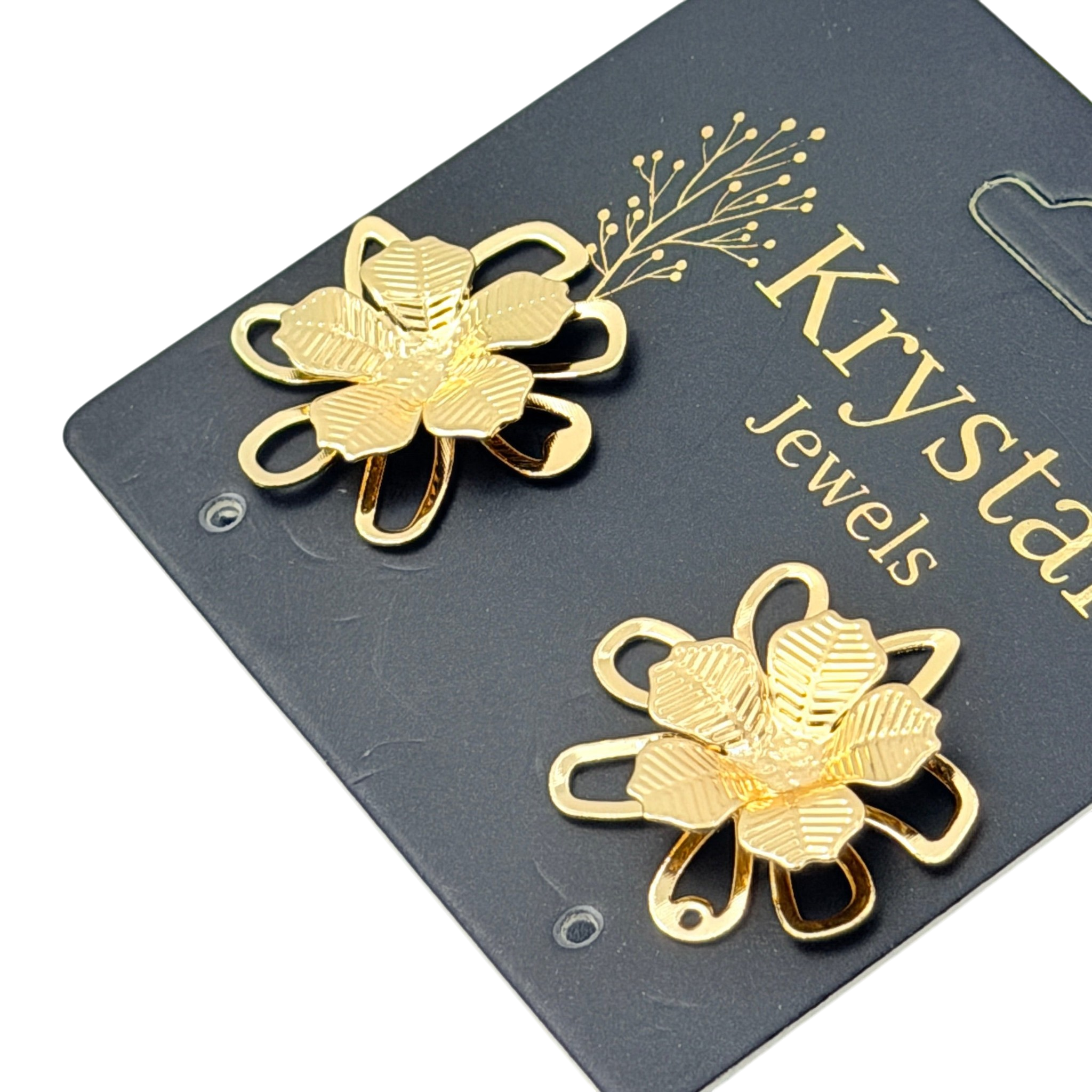 Floral Loop Earrings