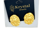 Hammered Disc Earrings
