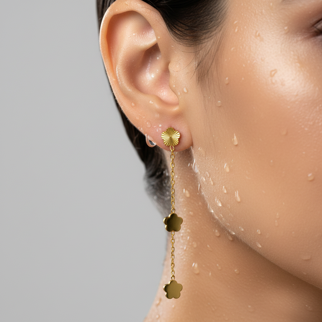 Floral Drop Earrings