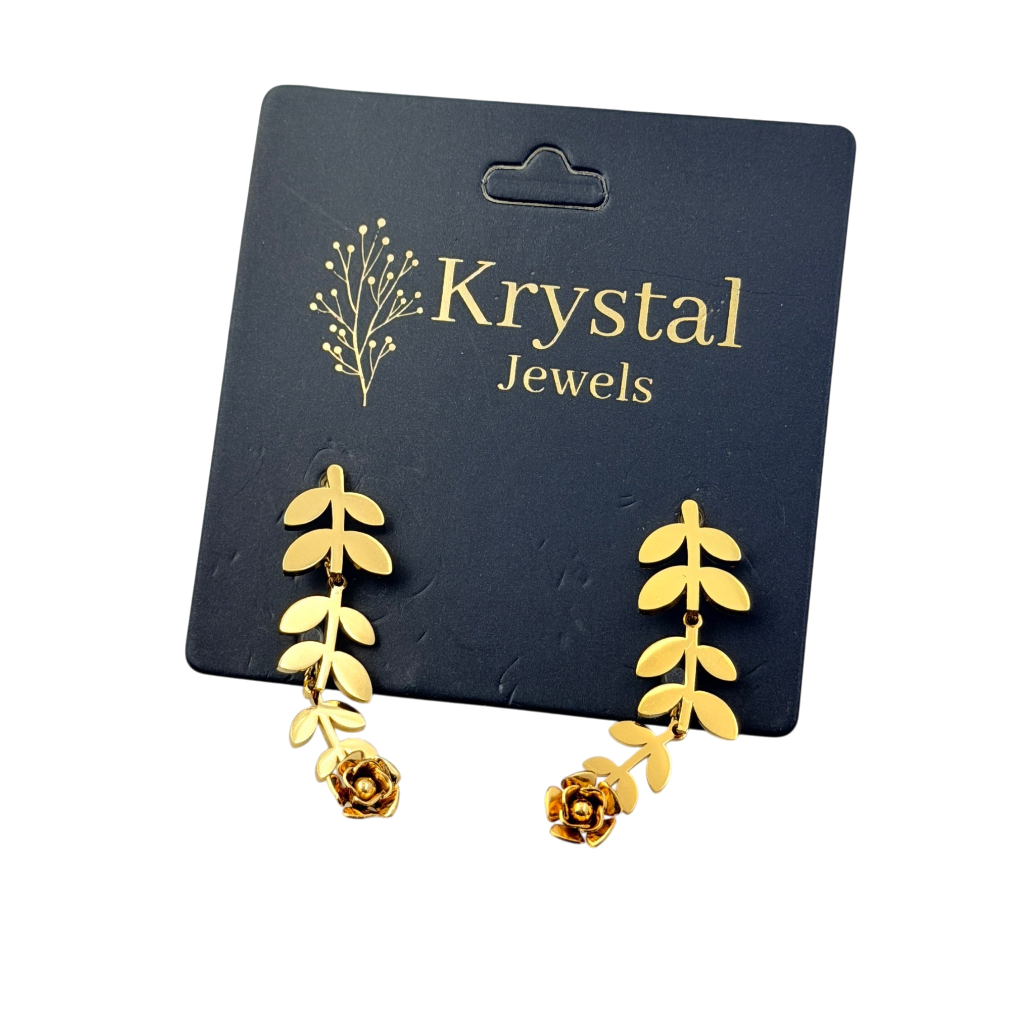 Leaf Drop Earrings