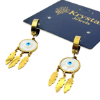 Evil Eye Drop Earrings