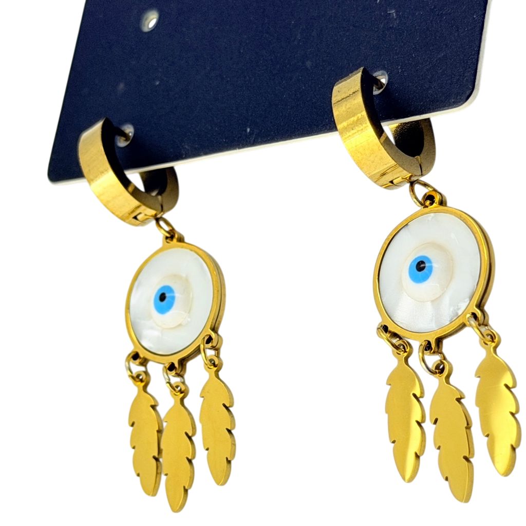 Evil Eye Drop Earrings