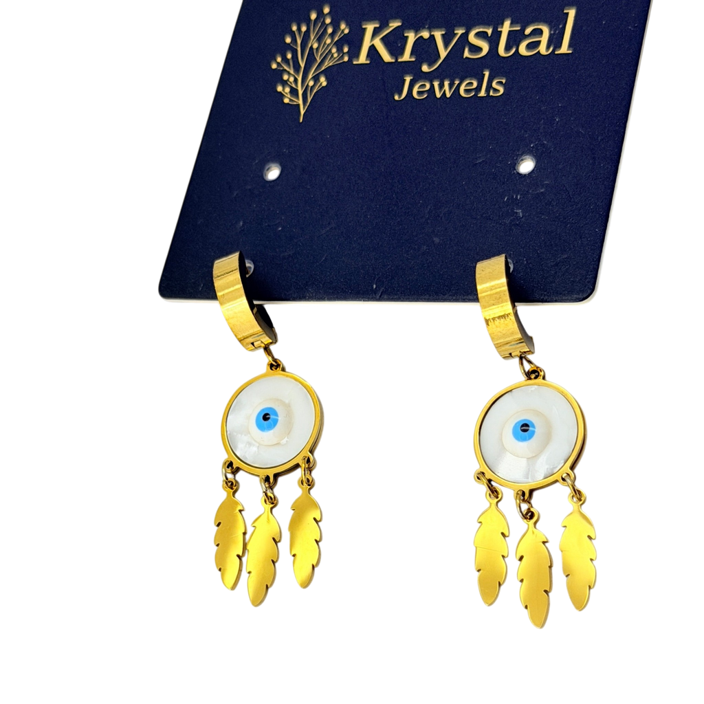 Evil Eye Drop Earrings
