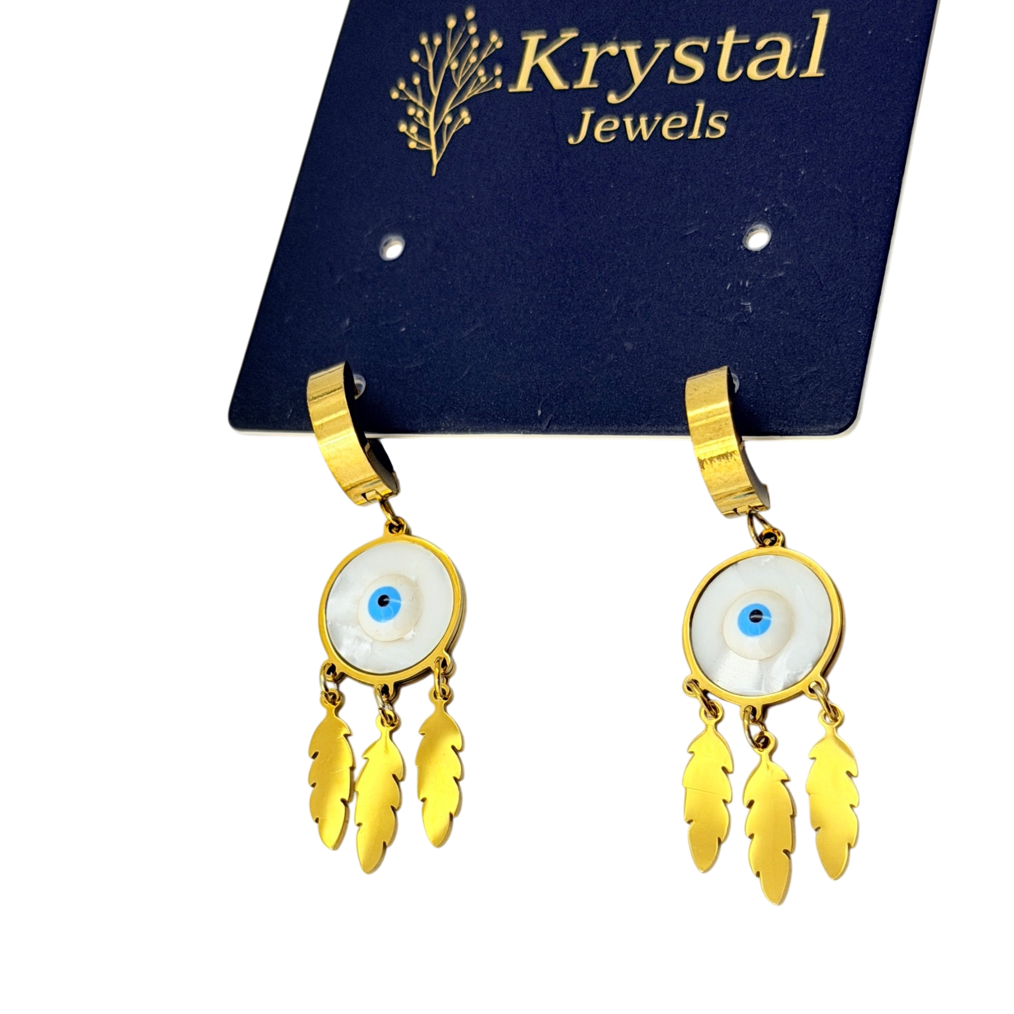 Evil Eye Drop Earrings