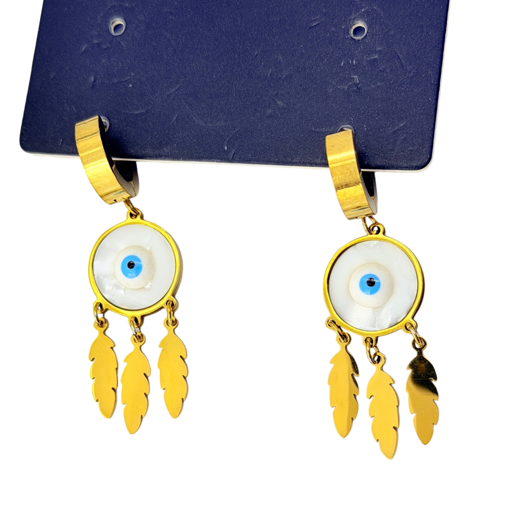 Evil Eye Drop Earrings