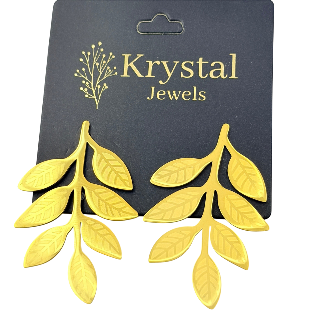 Botanical Leaf Earrings