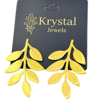 Botanical Leaf Earrings