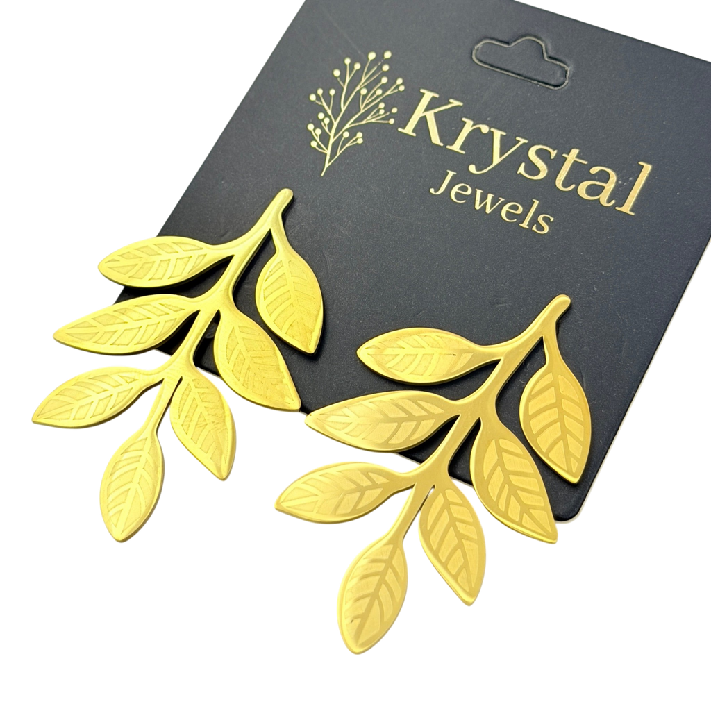 Botanical Leaf Earrings