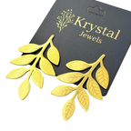 Botanical Leaf Earrings