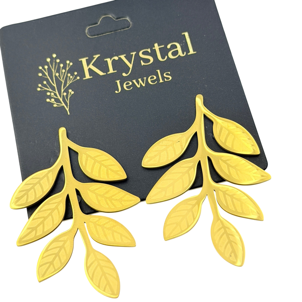 Botanical Leaf Earrings