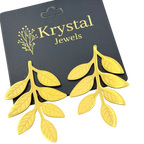 Botanical Leaf Earrings