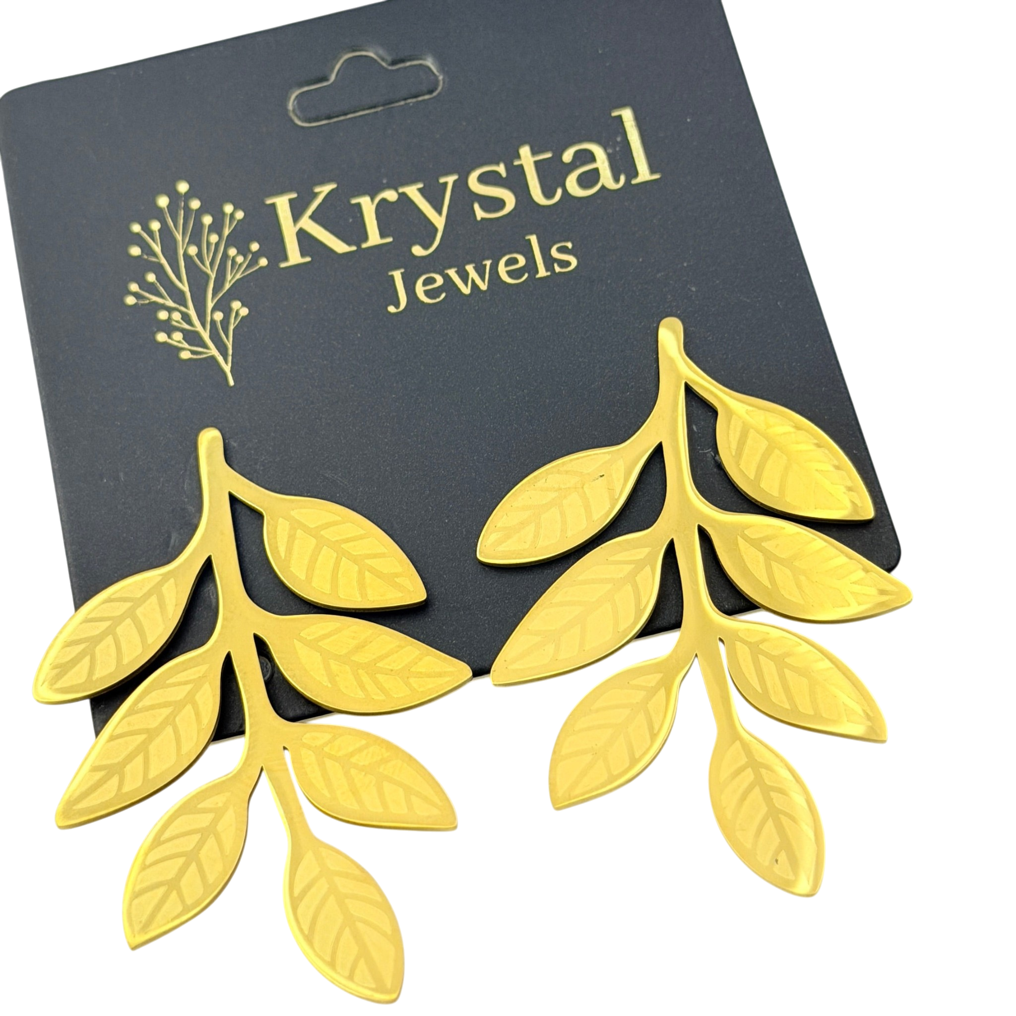 Botanical Leaf Earrings