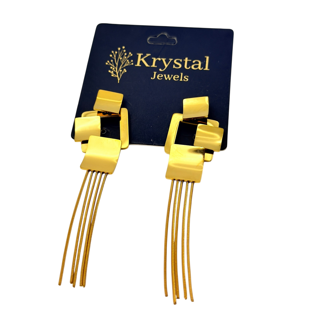 Layered Geometric Earrings