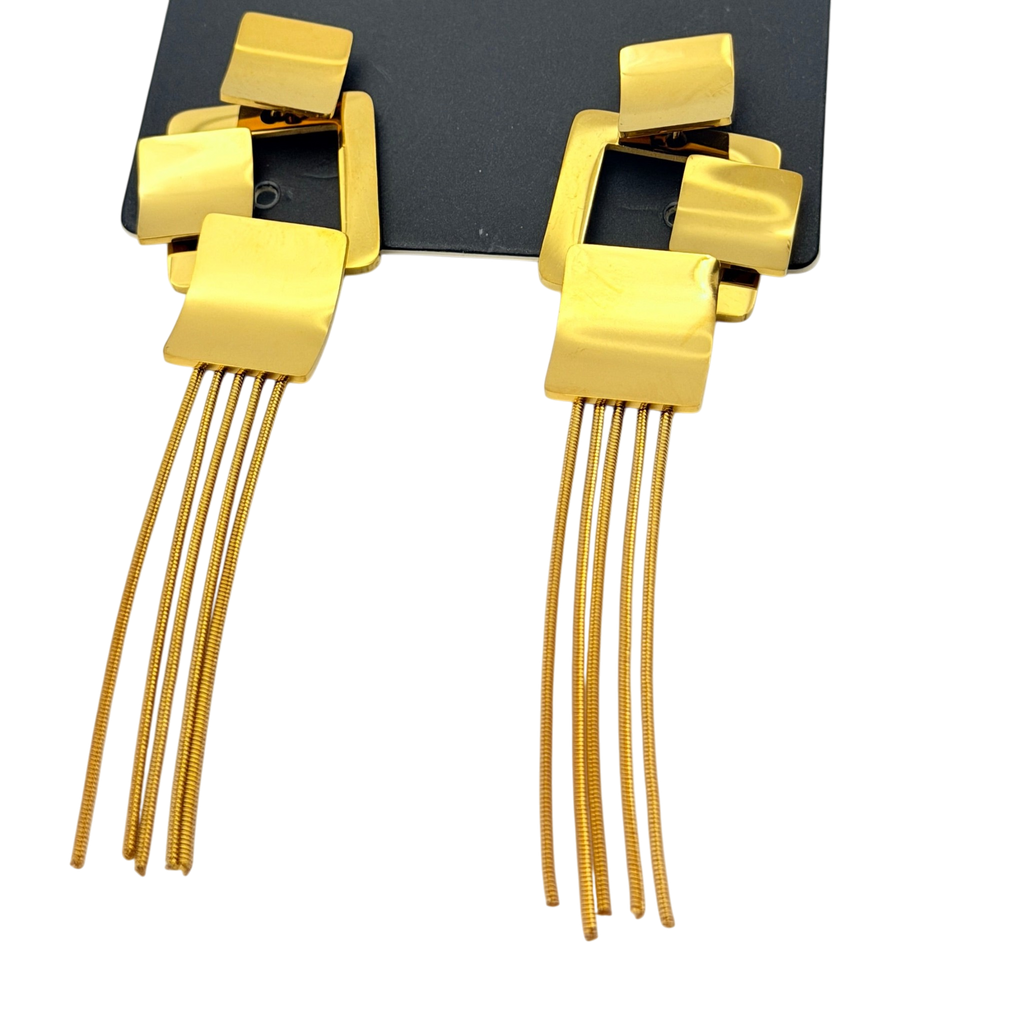 Layered Geometric Earrings