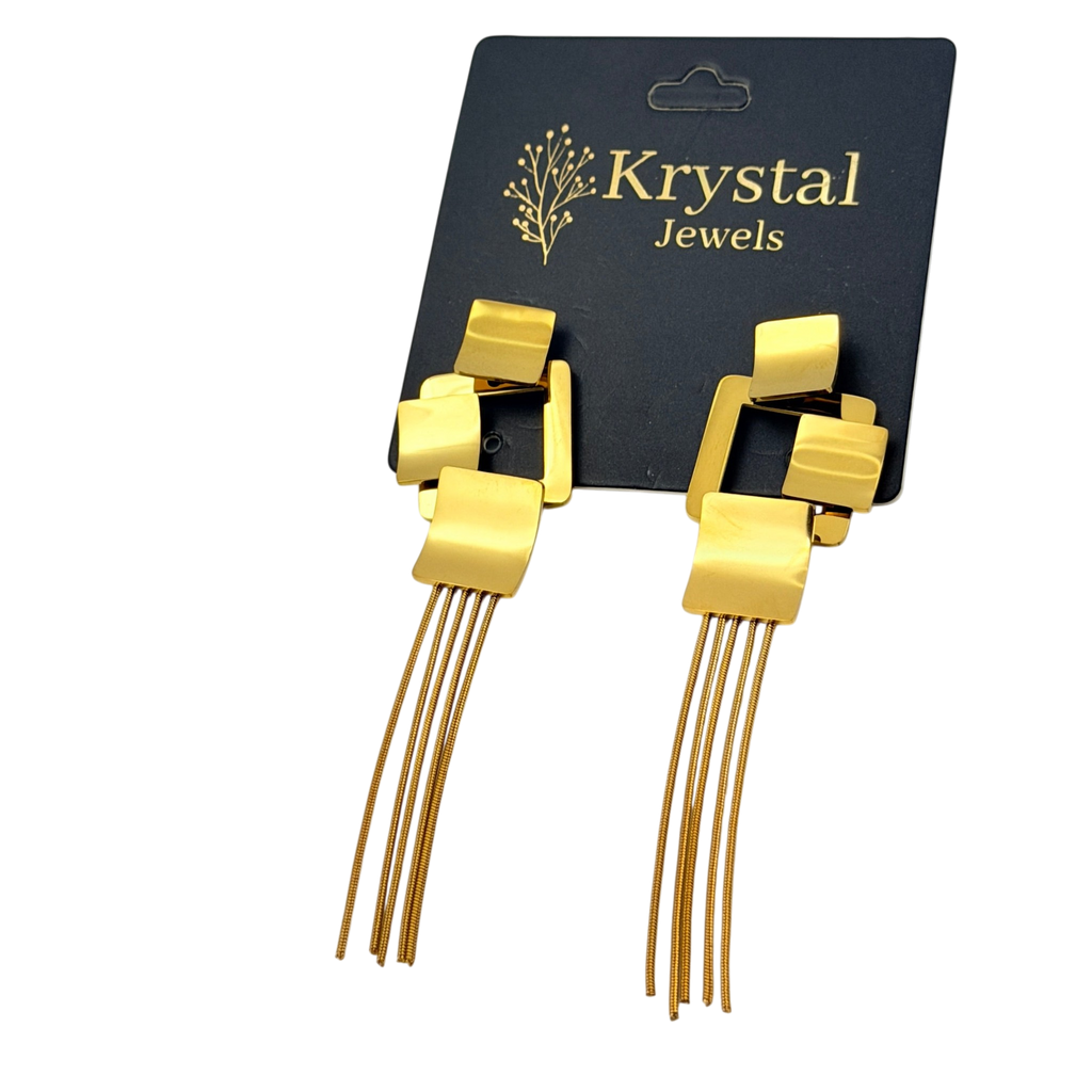 Layered Geometric Earrings