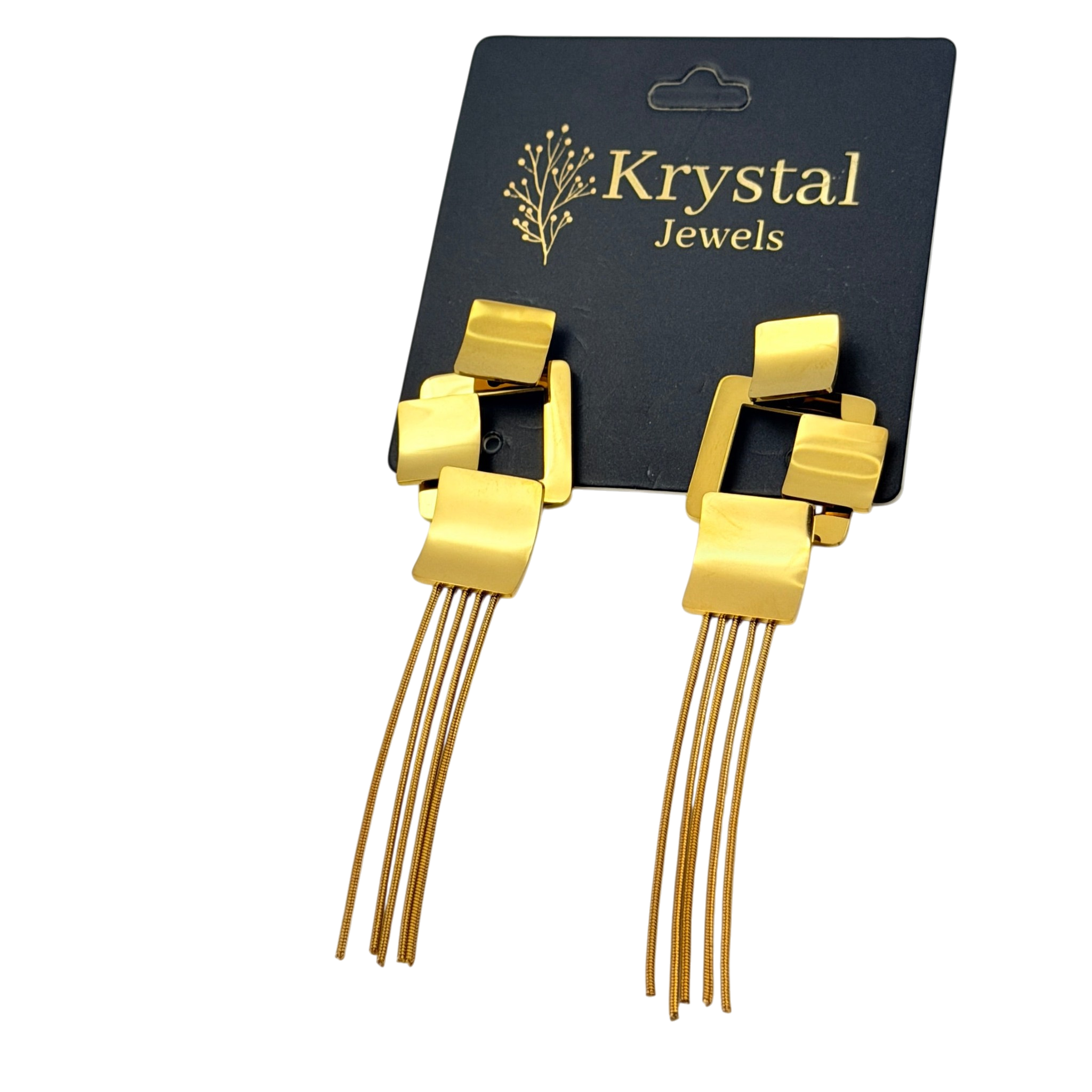Layered Geometric Earrings