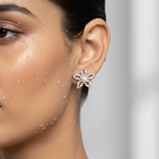 Sparkling Floral Earrings