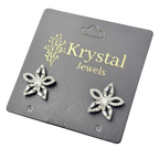 Sparkling Floral Earrings