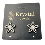 Sparkling Floral Earrings