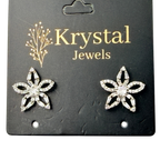 Sparkling Floral Earrings