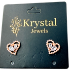 Blush Heart Earrings