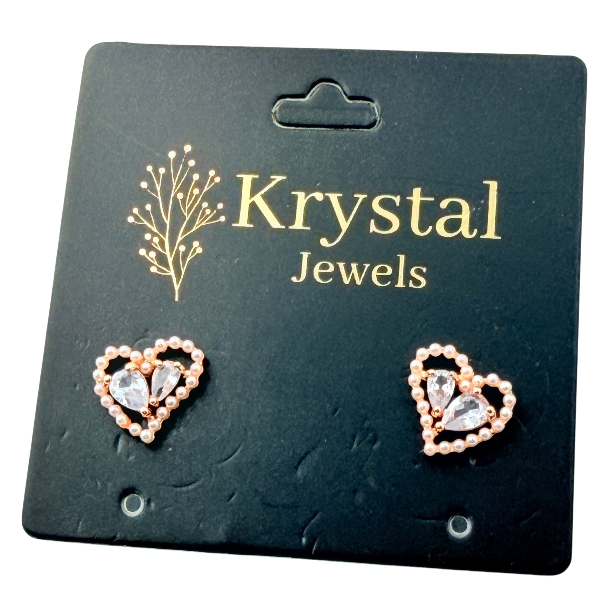 Blush Heart Earrings