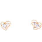 Blush Heart Earrings
