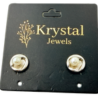 Pearl Glow Stud Earrings