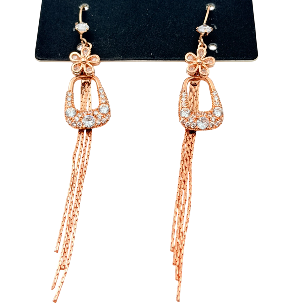 Floral Cascade Drop Earrings