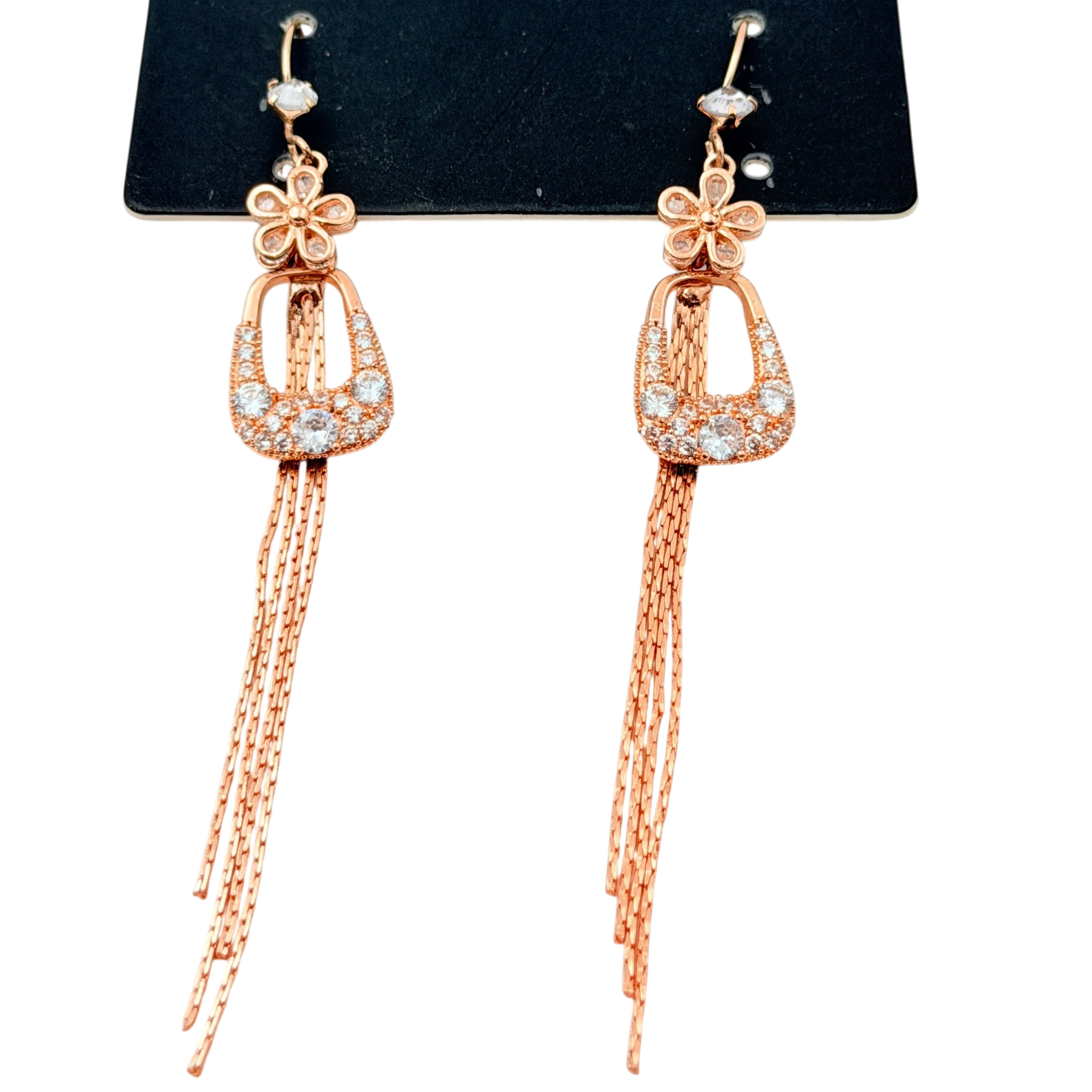 Floral Cascade Drop Earrings