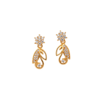 Floral Leaf Drop Earrings