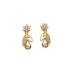 Floral Leaf Drop Earrings