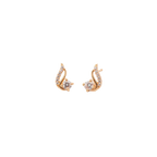 Twist Spark Stud Earrings