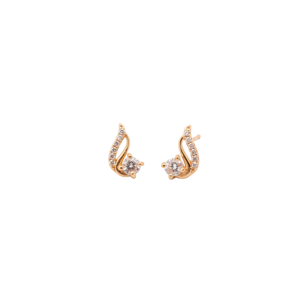 Twist Spark Stud Earrings