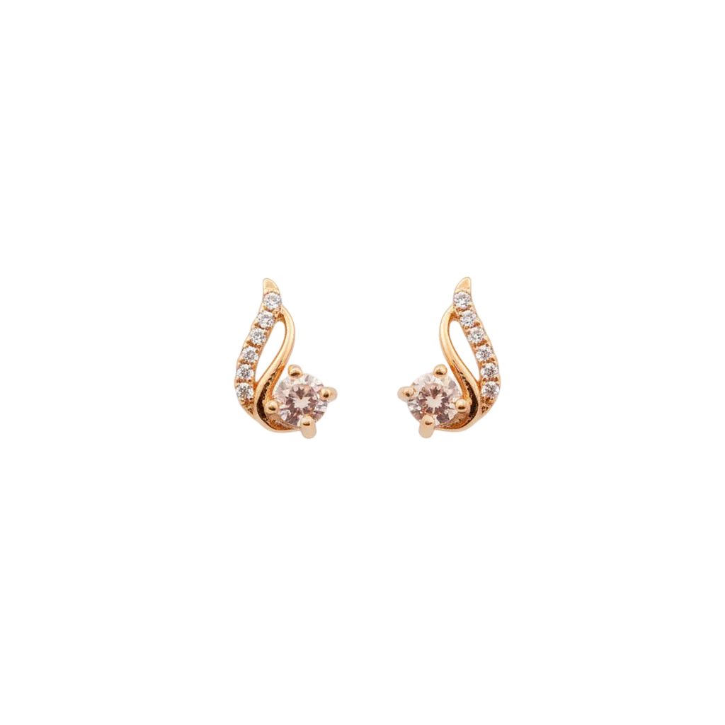 Twist Spark Stud Earrings