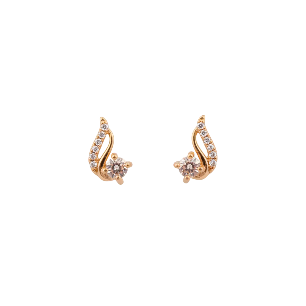Twist Spark Stud Earrings