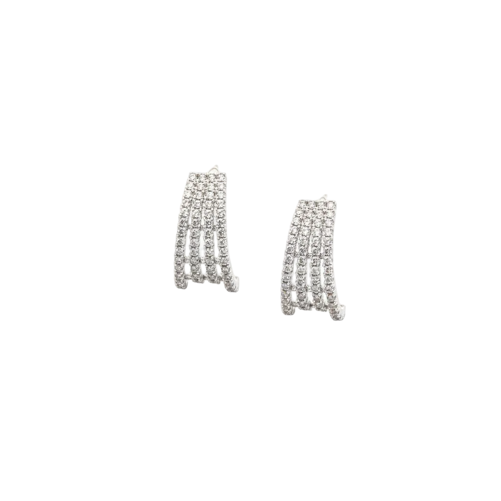 Multi-Layer Spark Hoop Earrings